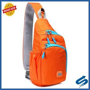 Waterproof Sling Backpack Daypack Unisex Travel Lightweight Adjustable Straps